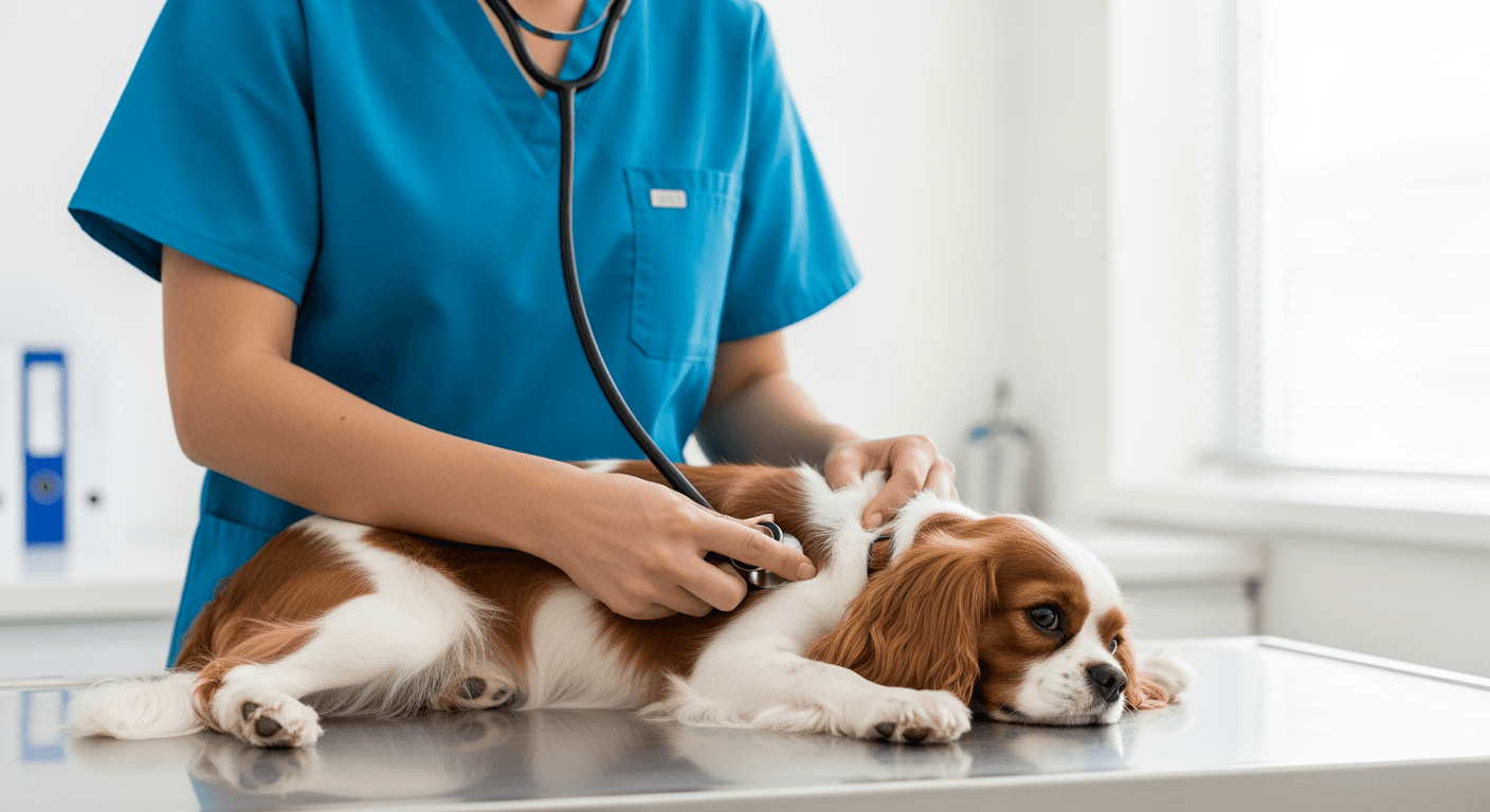 Risques de santé du cavalier king charles